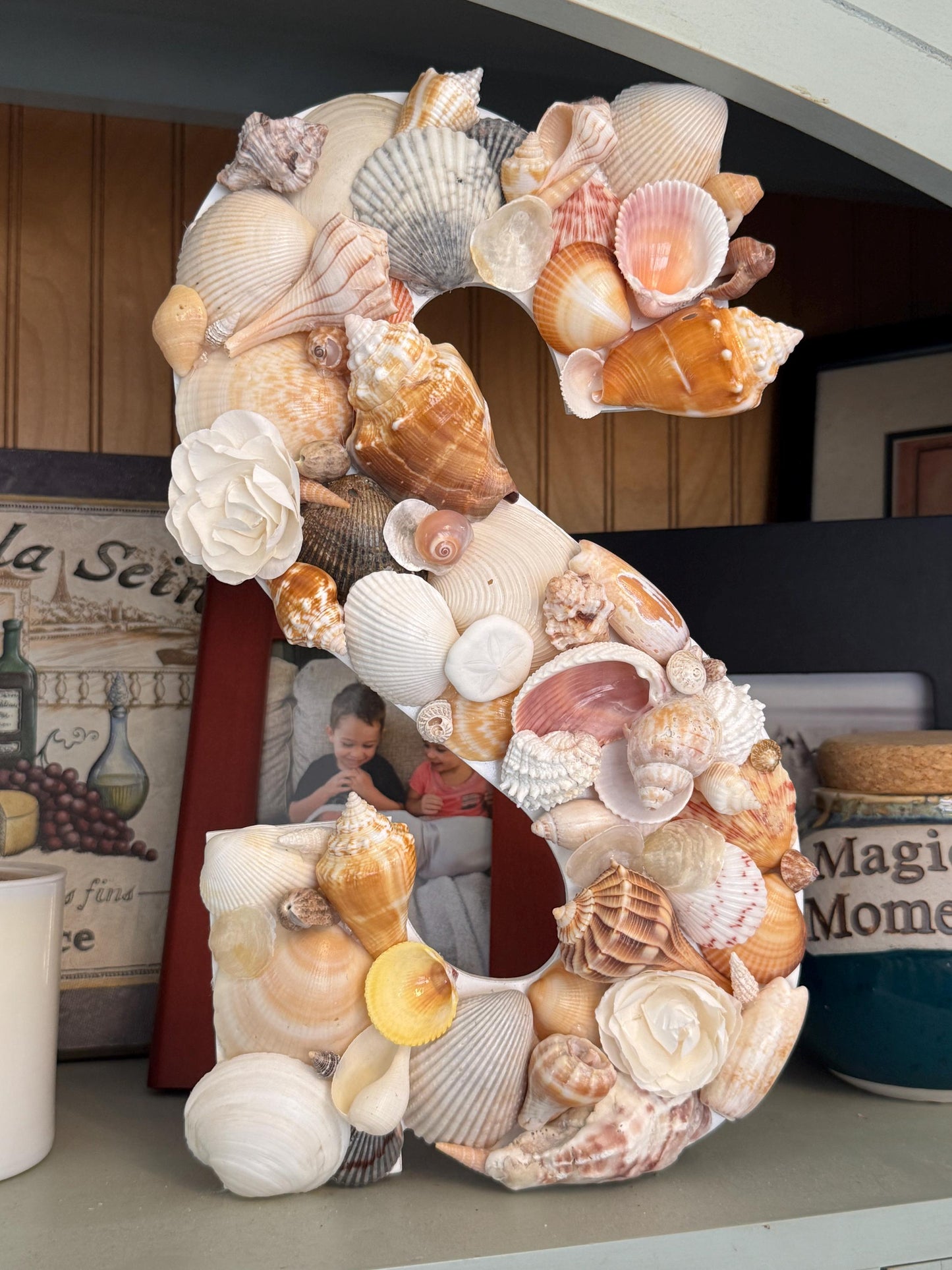 Custom Seashell Letters