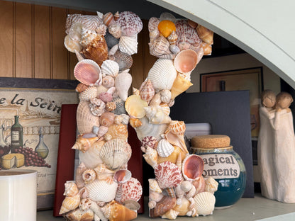 Custom Seashell Letters
