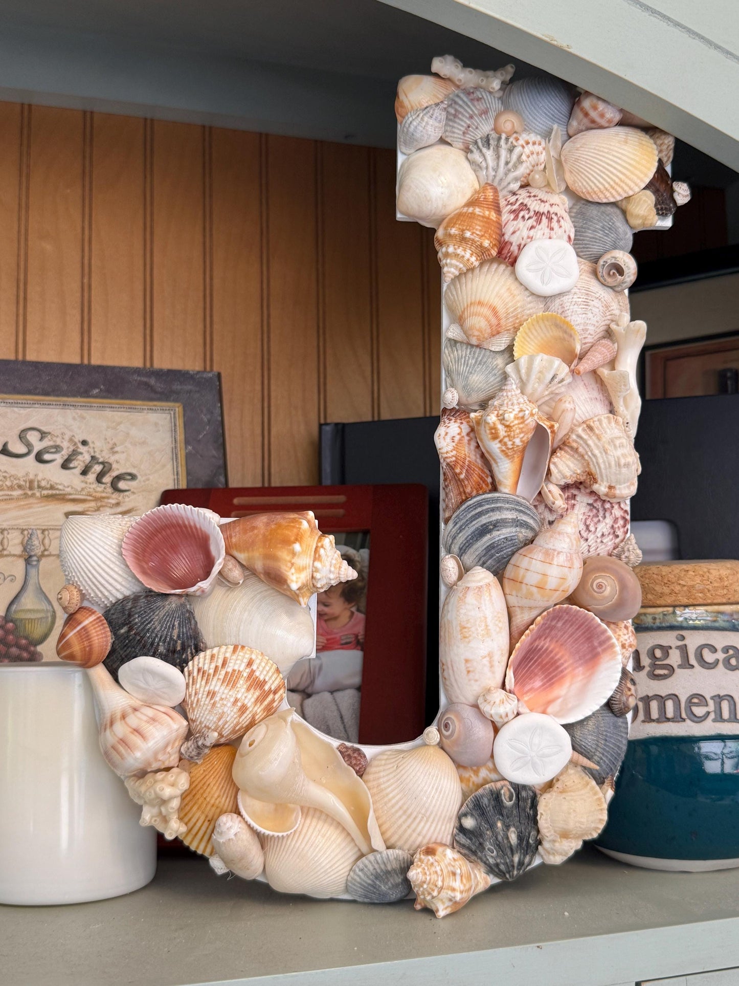 Custom Seashell Letters