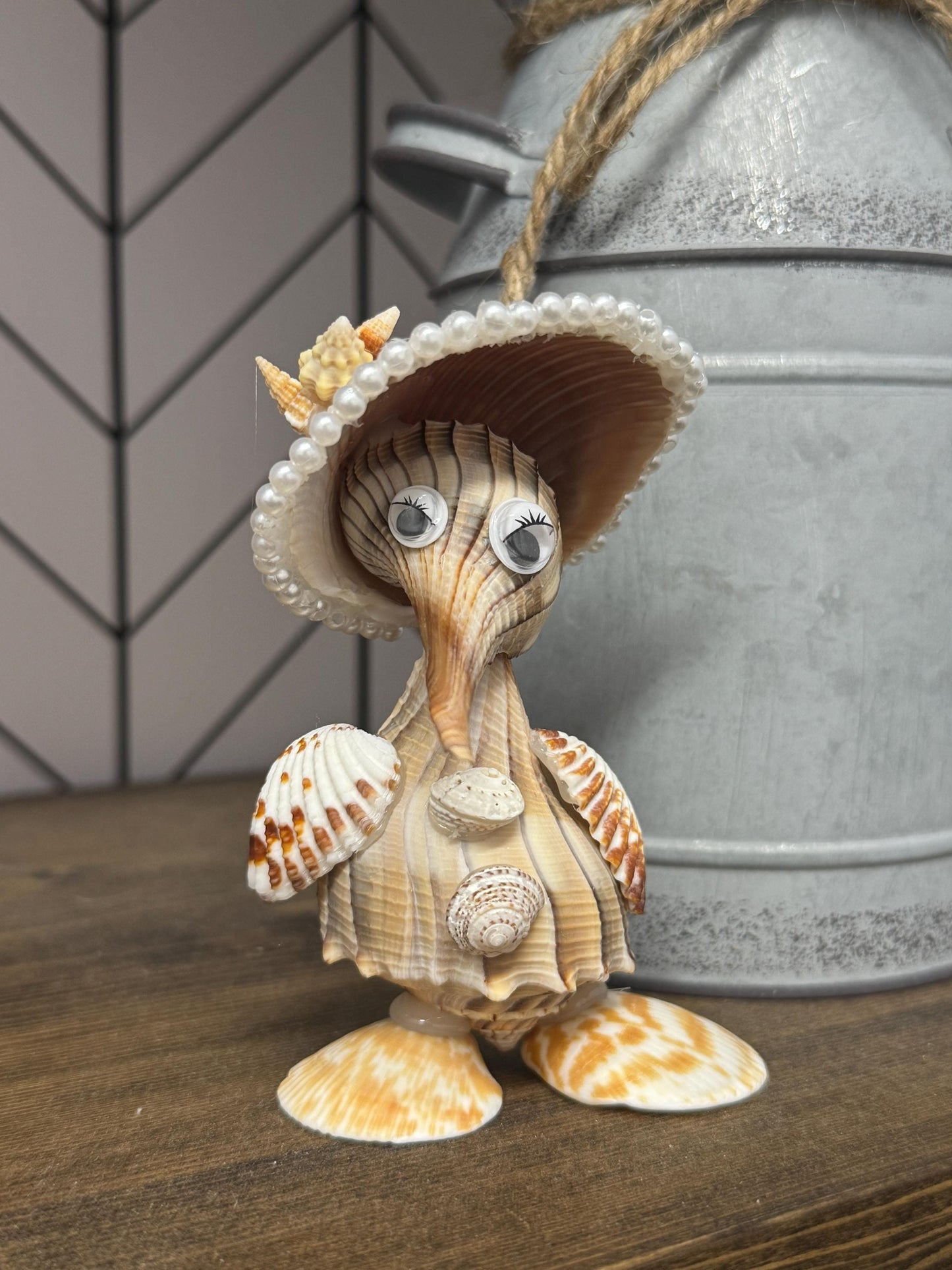 Handmade Seashell Old Ladies